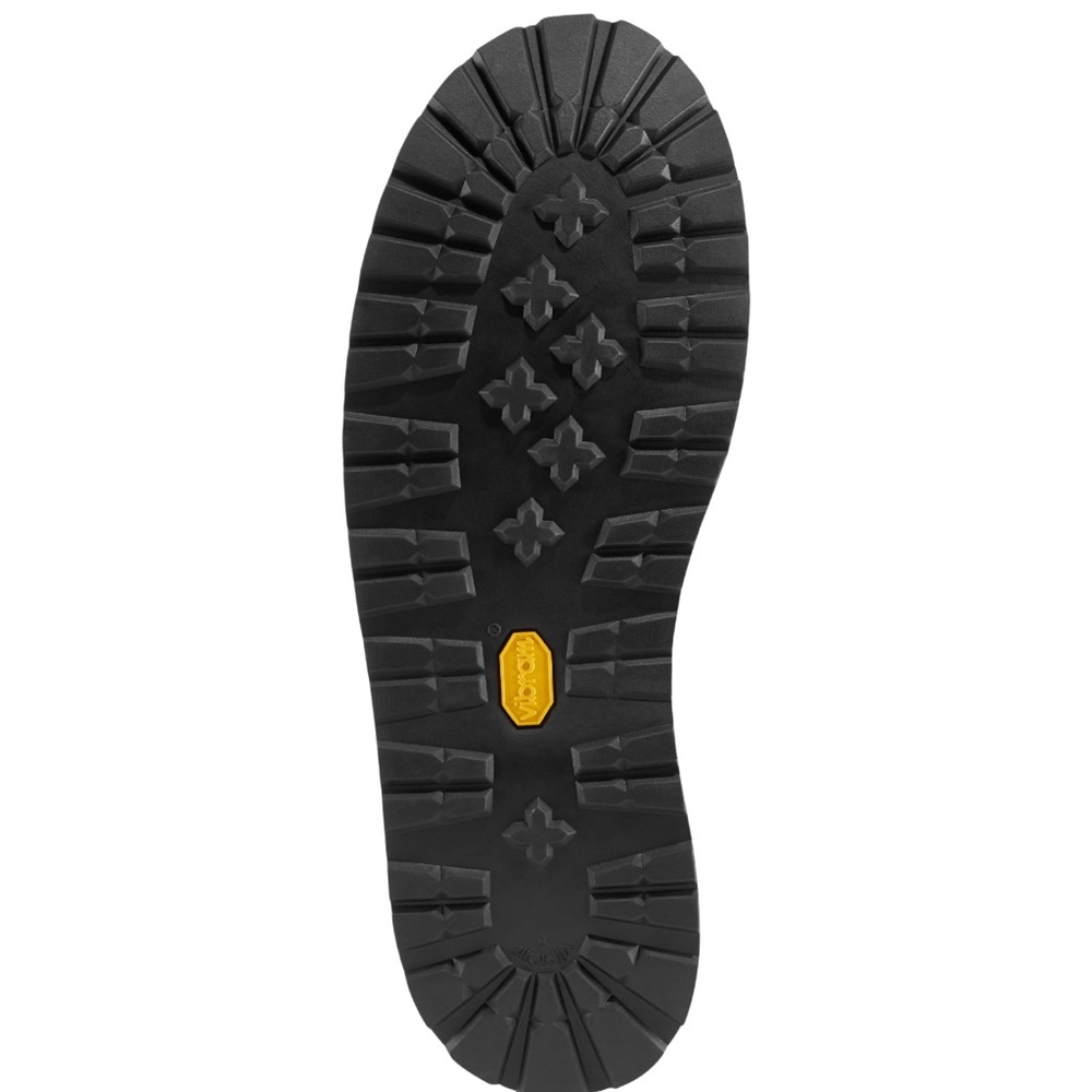 Danner Mountain Pass Black Glacé hiking boots with contrast Red Laces - Picture 12 of 12
